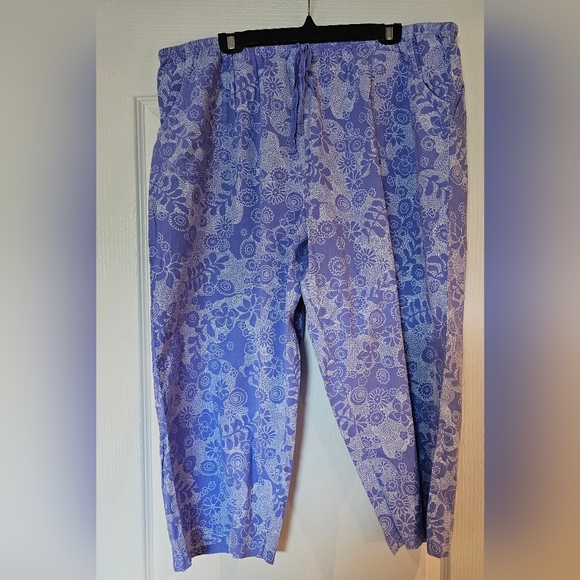FRESH PRODUCE Brand Cotton Capris - Size 3X - Picture 1 of 5